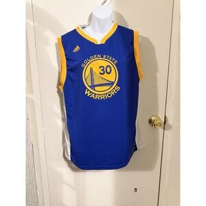 Adidas Boys Blue Golden State Warriors Stephen Curry 30 NBA Jersey XL (18-20)